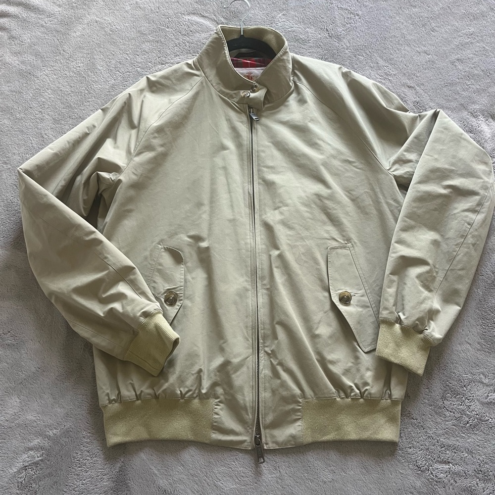 Baracuta G9 Harrington Jacket - Natural - Size 44 (L)